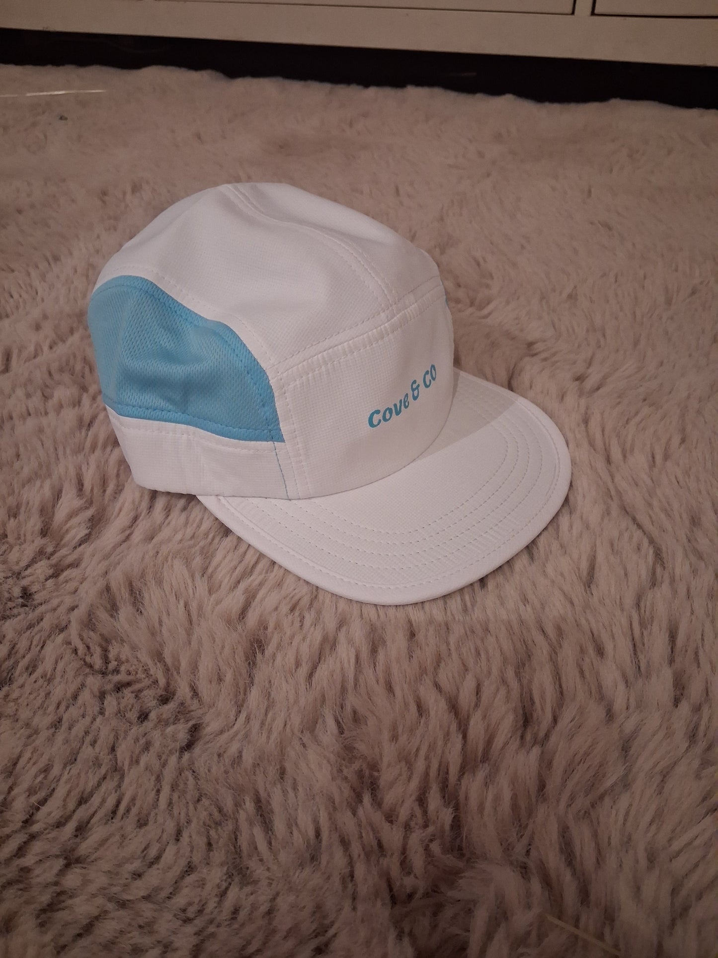 Blue & White Fly Cap