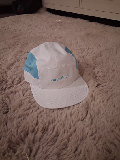 Blue & White Fly Cap