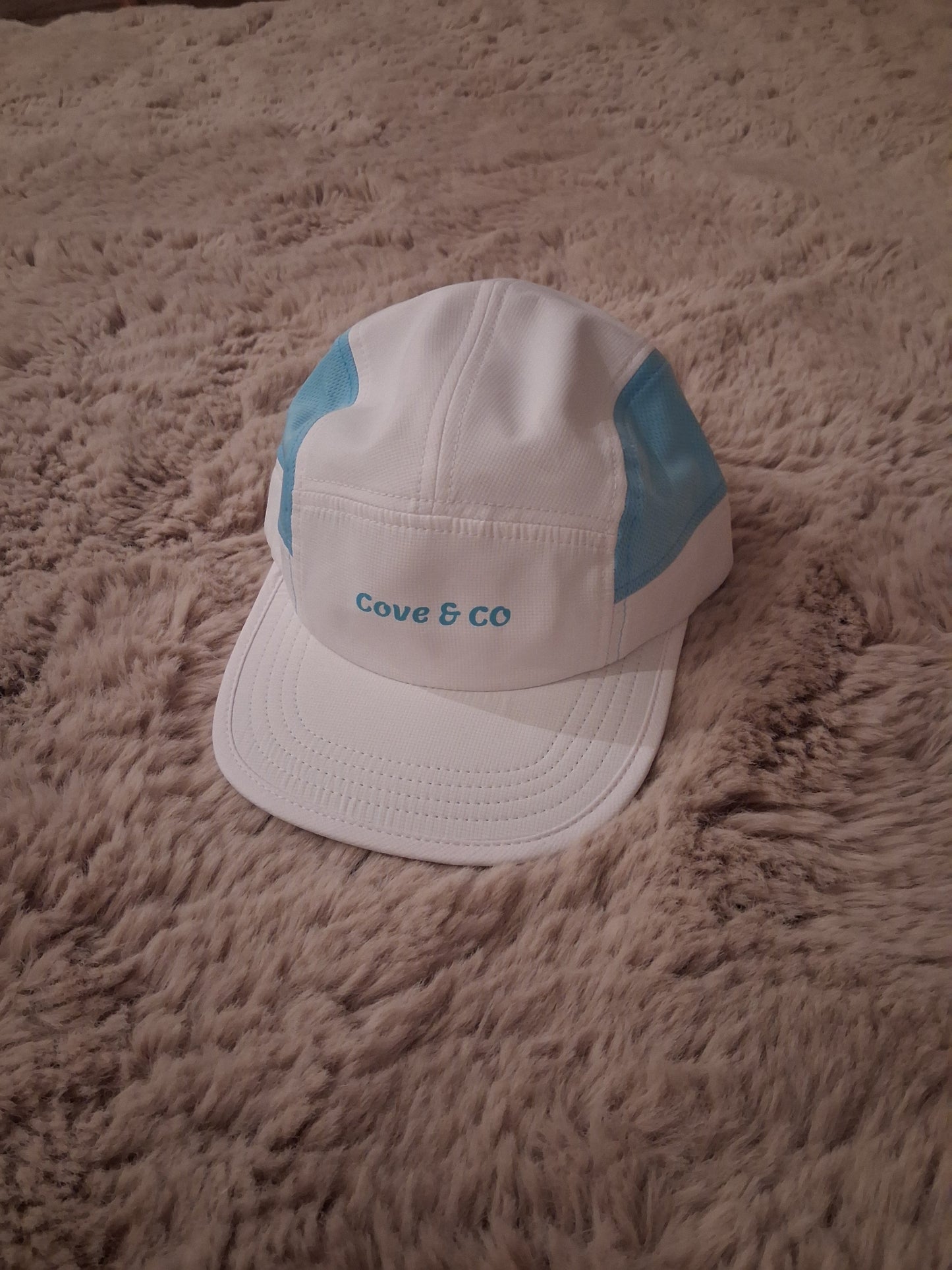 Blue & White Fly Cap