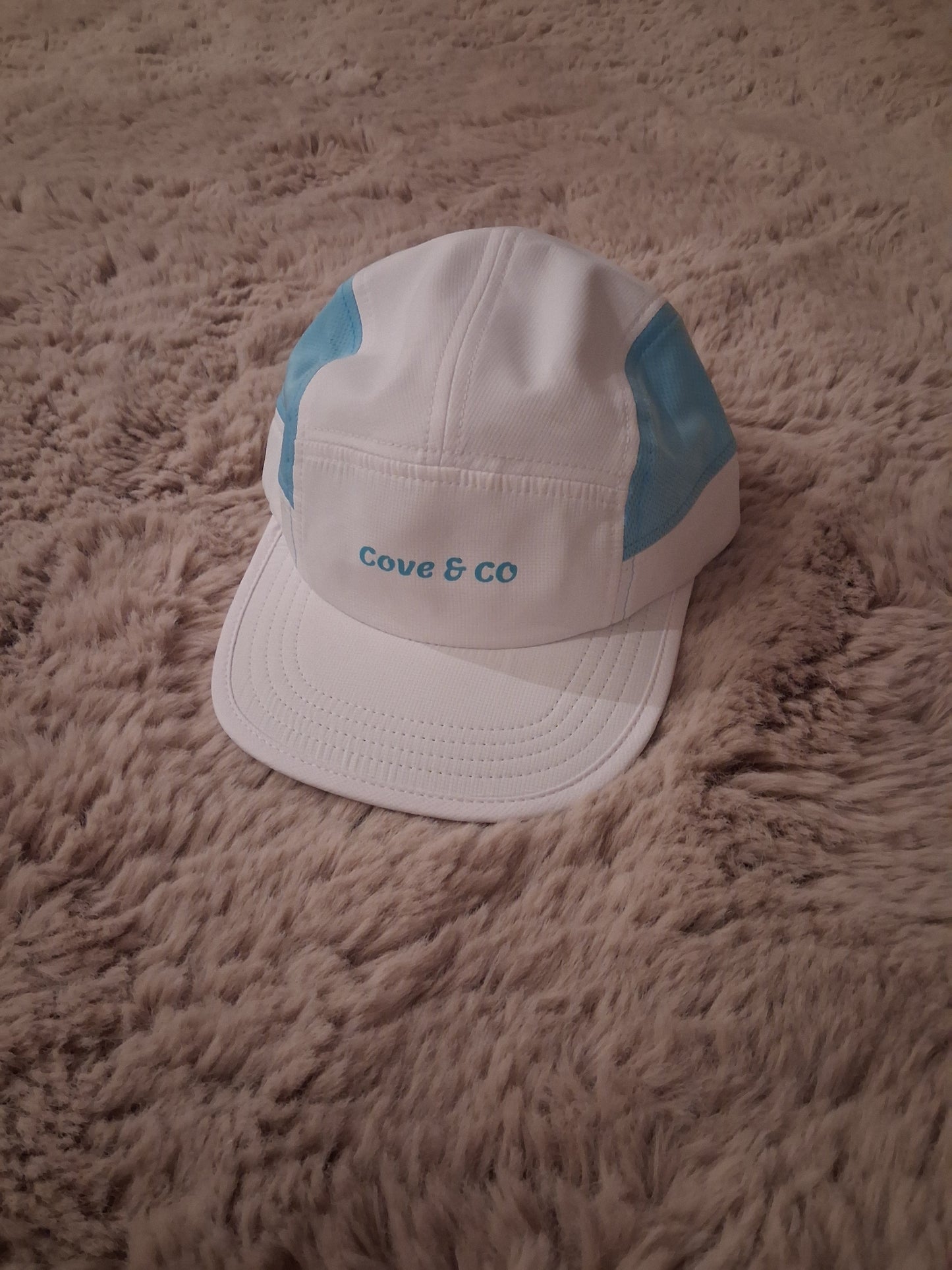 Blue & White Fly Cap